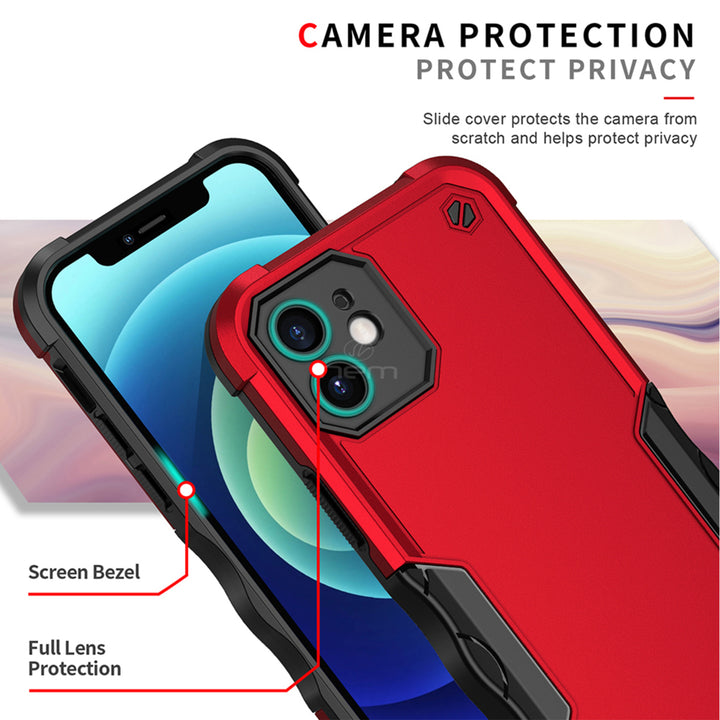 For Apple iPhone 11 6.1 Dual Layer Commuter Style Heavy Duty Protective Shockproof Trailblaze Hybrid Case Cover Image 2