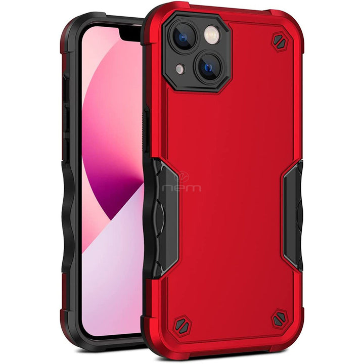 For Apple iPhone 14 Plus 6.7 Dual Layer Commuter Style Heavy Duty Protective Shockproof Trailblaze Hybrid Case Cover Image 6