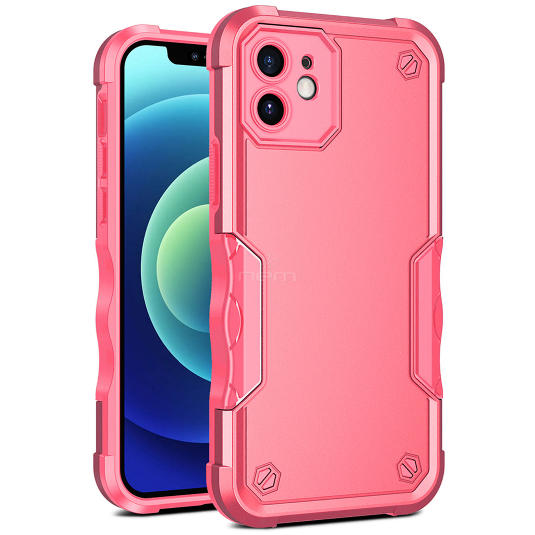 For Apple iPhone 11 6.1 Dual Layer Commuter Style Heavy Duty Protective Shockproof Trailblaze Hybrid Case Cover Image 7