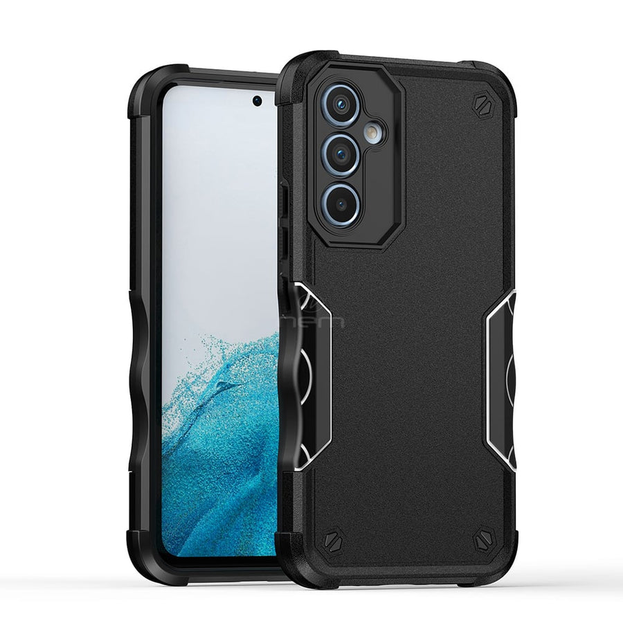 For Samsung Galaxy A24 / SM-A245 Dual Layer Commuter Style Heavy Duty Protective Shockproof Trailblaze Hybrid Case Cover Image 1