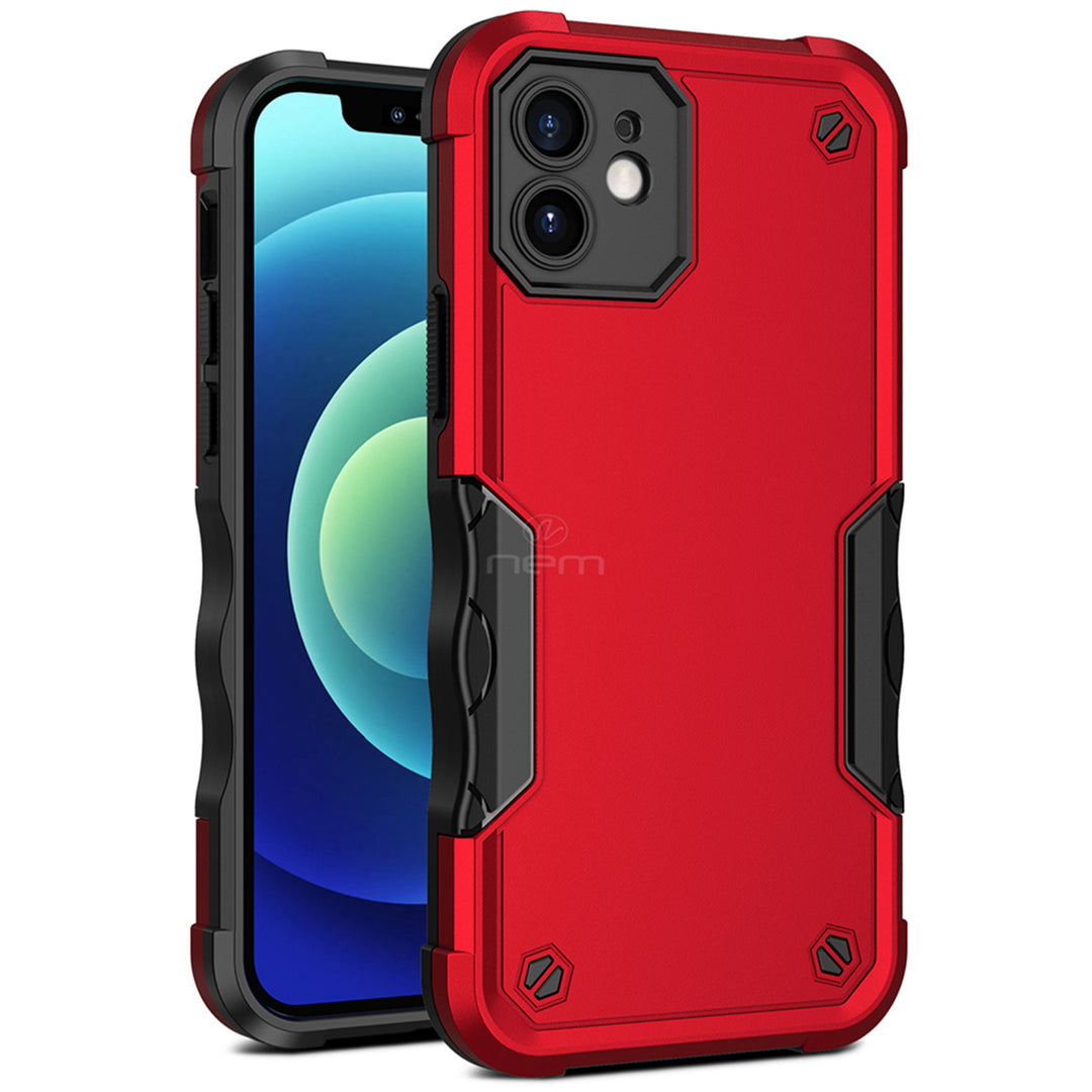 For Apple iPhone 11 6.1 Dual Layer Commuter Style Heavy Duty Protective Shockproof Trailblaze Hybrid Case Cover Image 8