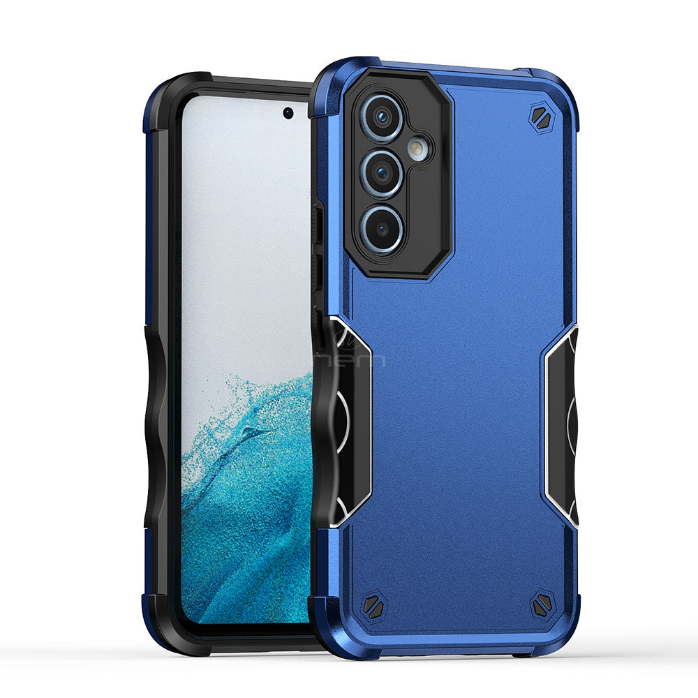 For Samsung Galaxy A24 / SM-A245 Dual Layer Commuter Style Heavy Duty Protective Shockproof Trailblaze Hybrid Case Cover Image 4