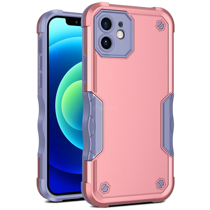 For Apple iPhone 11 6.1 Dual Layer Commuter Style Heavy Duty Protective Shockproof Trailblaze Hybrid Case Cover Image 9