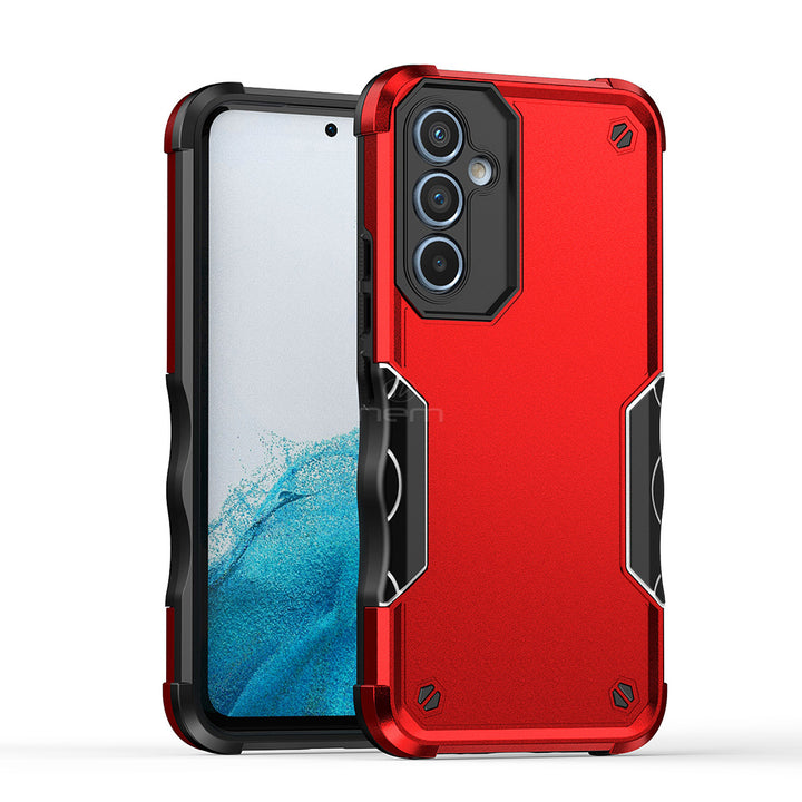 For Samsung Galaxy A24 / SM-A245 Dual Layer Commuter Style Heavy Duty Protective Shockproof Trailblaze Hybrid Case Cover Image 6