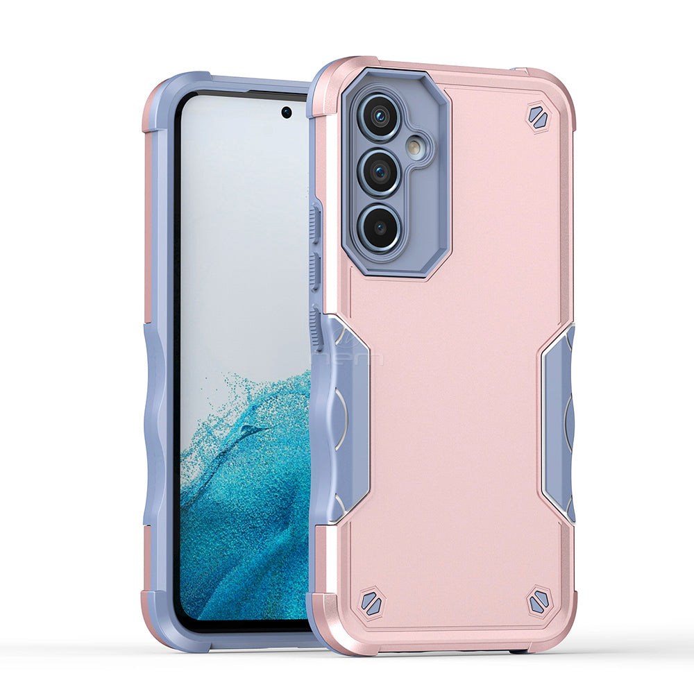 For Samsung Galaxy A24 / SM-A245 Dual Layer Commuter Style Heavy Duty Protective Shockproof Trailblaze Hybrid Case Cover Image 7