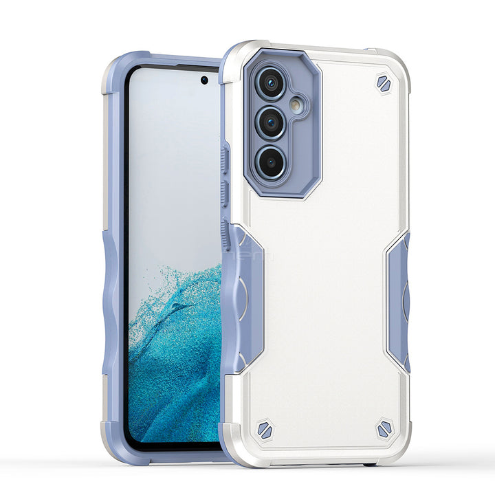 For Samsung Galaxy A24 / SM-A245 Dual Layer Commuter Style Heavy Duty Protective Shockproof Trailblaze Hybrid Case Cover Image 8