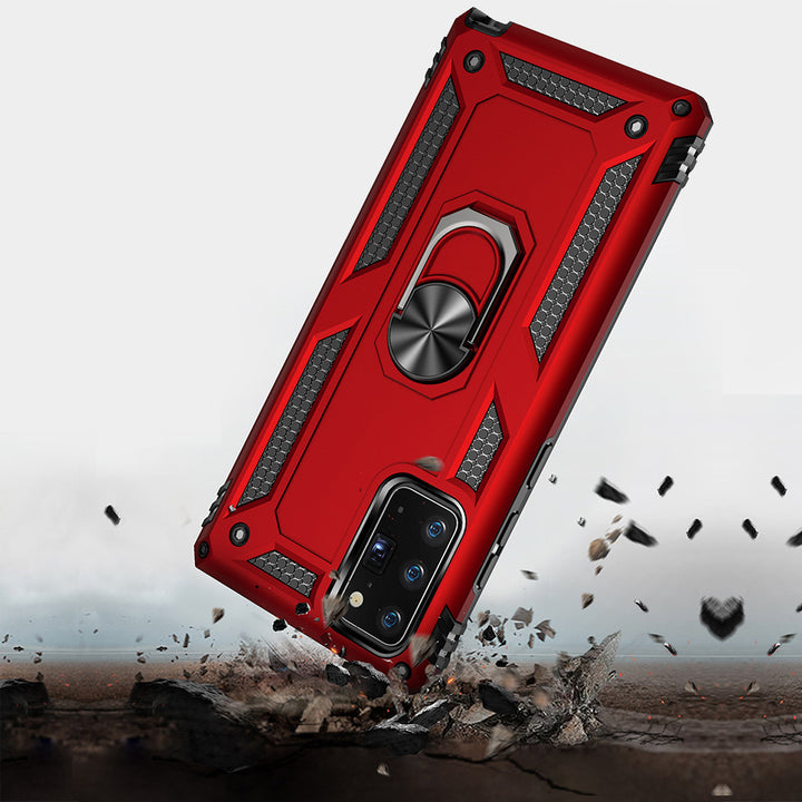 For Samsung Galaxy Note 20 5G Ring Stand Heavy Duty Military Grade Shockproof Rugged Bumper Image 4