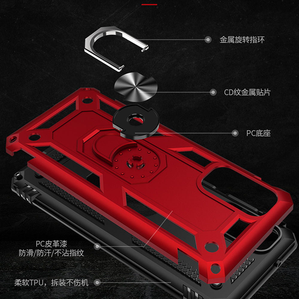 For Samsung Galaxy S20 Ring StandHeavy Duty Military Grade Shockproof Rugged Bumper Image 4