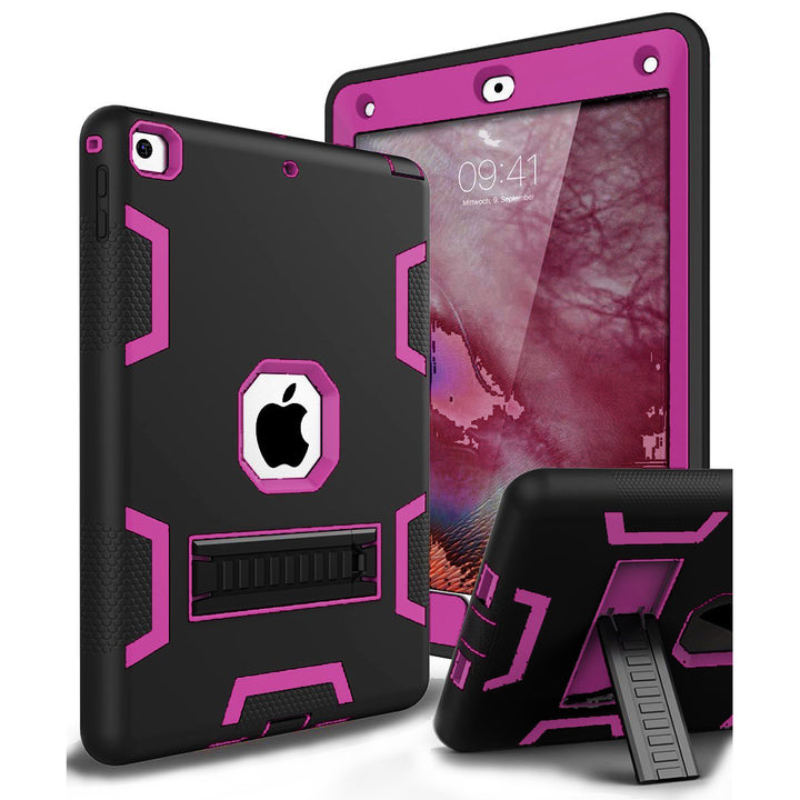 For Apple IPad 2 A1395 / A1396 / A1397 Heavy-Duty Drop-Proof and Shock-Resistant Hybrid case(with Built-in Stand) Image 7