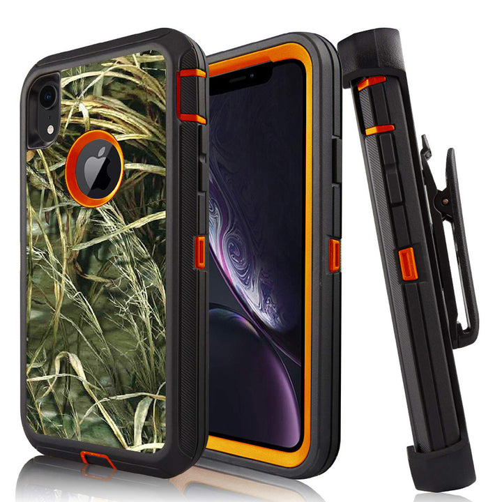 For Apple IPhone XR Heavy Duty Military Grade Full Body Shockproof Dust-Proof Drop Proof Rugged Protective Cover w/Belt Image 4