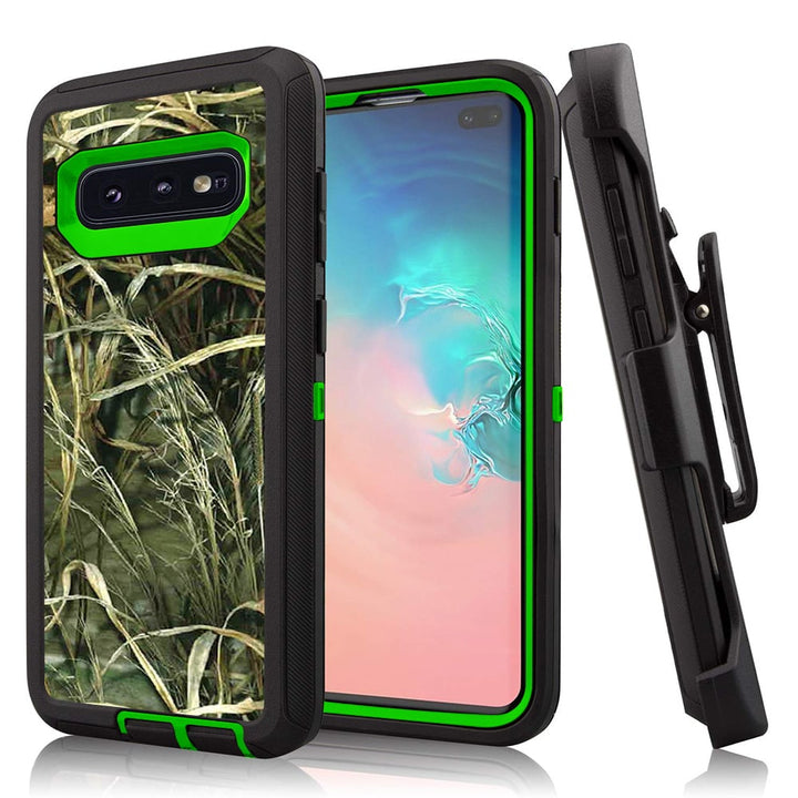 Samsung Galaxy S10 Plus Heavy Duty Rugged Case Shockproof Dust-Proof with Clip Image 4