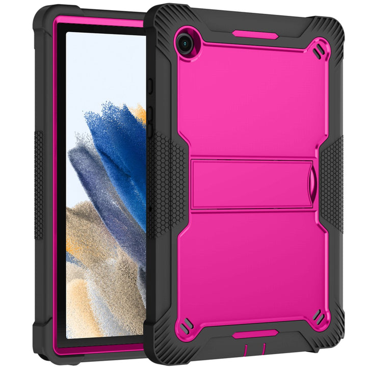 Samsung Galaxy Tab A8 Case Black Shockproof Kickstand Heavy Duty Dual Layer Image 6