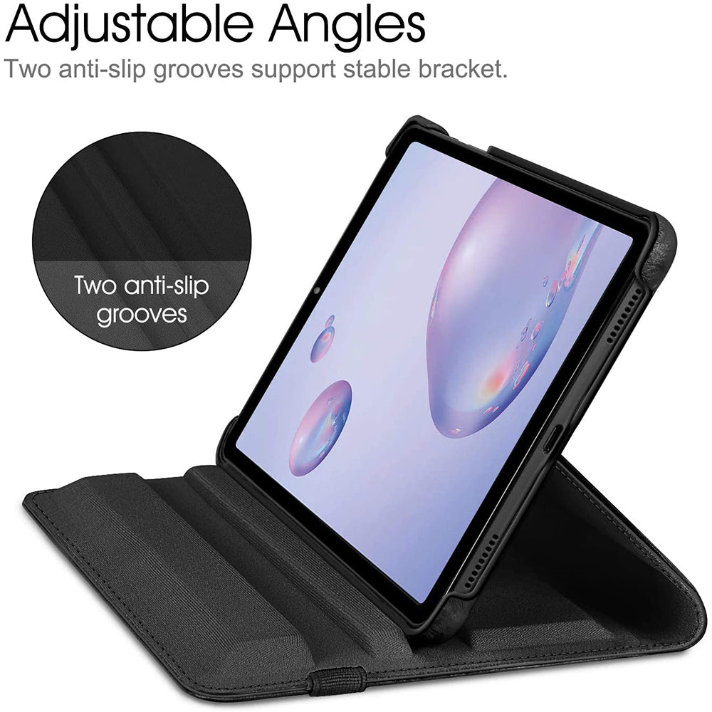 For Samsung Galaxy Tab A 8.4 2020/ T307 360 Degree Rotating Stand W/ Pencil Slots Leather Folio Tablet Case Cover Image 3
