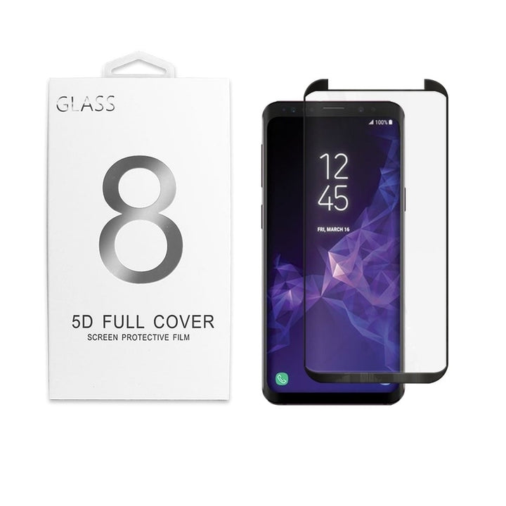 Samsung Galaxy S9 Tempered Glass Screen Protector Edge to Edge Coverage Image 1