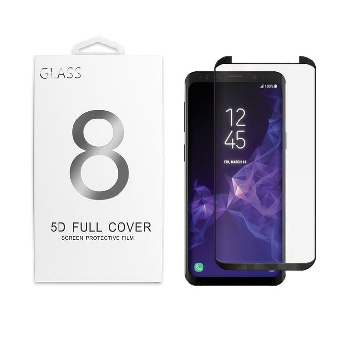 For Samsung Galaxy S9 Plus Glass Screen Protector Designed [Edge to Edge Coverage] Full Protection Durable Tempered Image 1