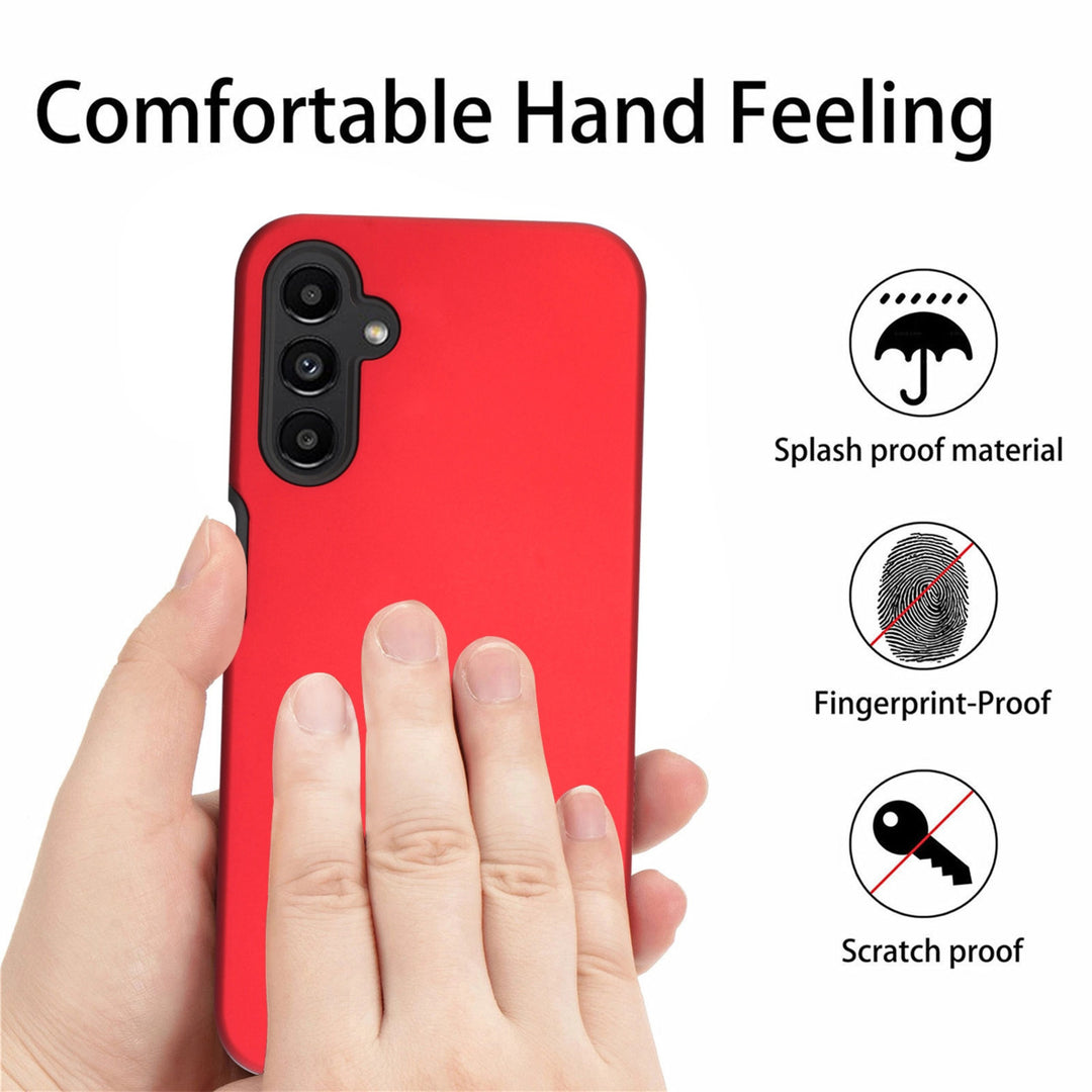 For Samsung Galaxy A54 5G / SM-A546 Combo Shell Slim Rugged Case with Kickstand Swivel Heavy Duty Shockproof Cover Image 4