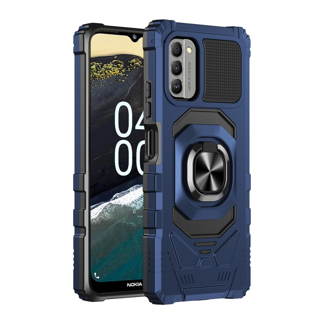 Nokia G100 5G Heavy Duty Case Cover Rugged Shockproof with Rotatable Kickstand Image 4