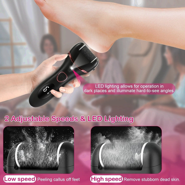 Electric Foot Callus Remover Foot Grinder Rechargeable Foot File Dead Skin Pedicure Machine Image 3