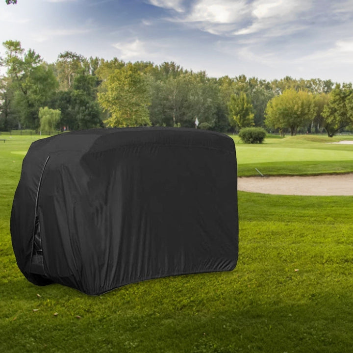 Universal 4 Passengers Golf Cart Cover 210D Water-Resistant UV Resistant Outdoor Cover Fits For EZGO Club Car Yamaha Image 7