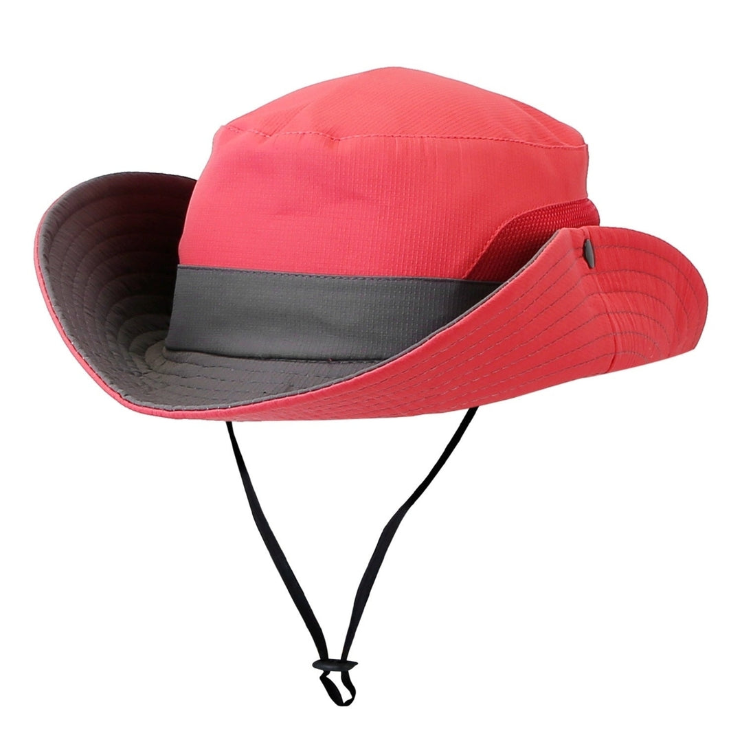 Women Summer Sun Bucket Hats Foldable UV Protection Cotton Cap Image 2