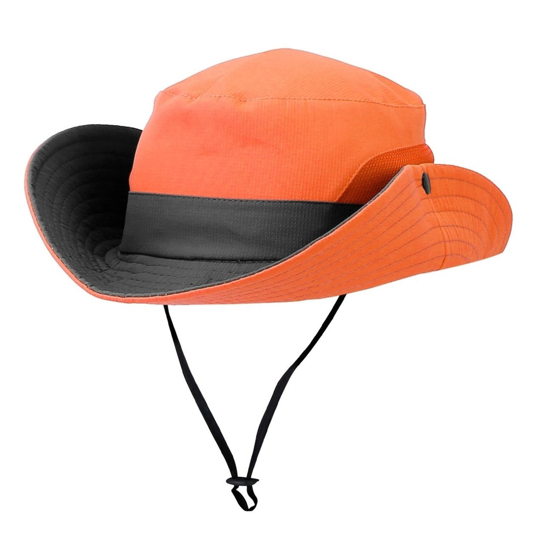 Women Summer Sun Bucket Hats Foldable UV Protection Cotton Cap Image 1