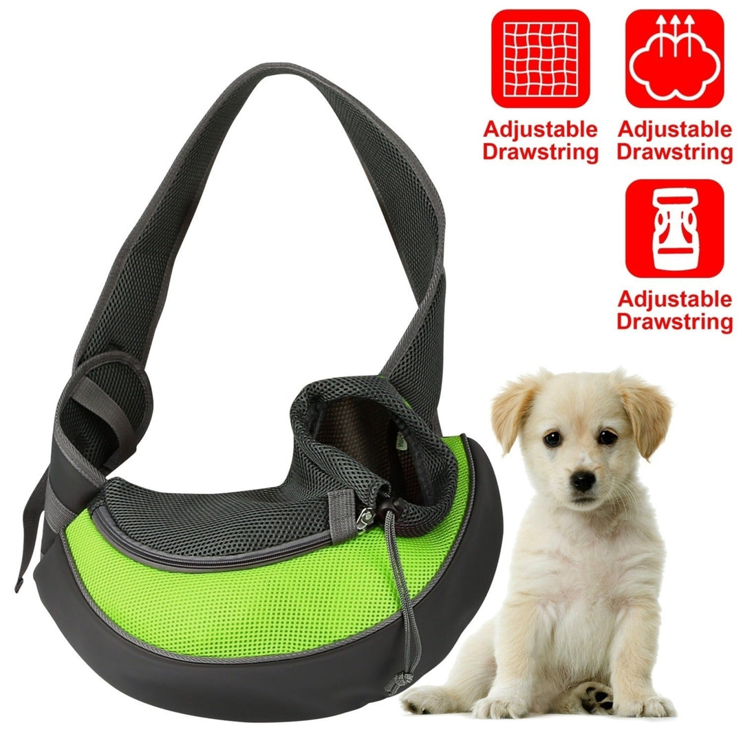 Pet Carrier for Dogs Cats Hand Free Sling Adjustable Padded Strap Tote Bag Breathable Shoulder Bag Carrying Small Dog Image 11