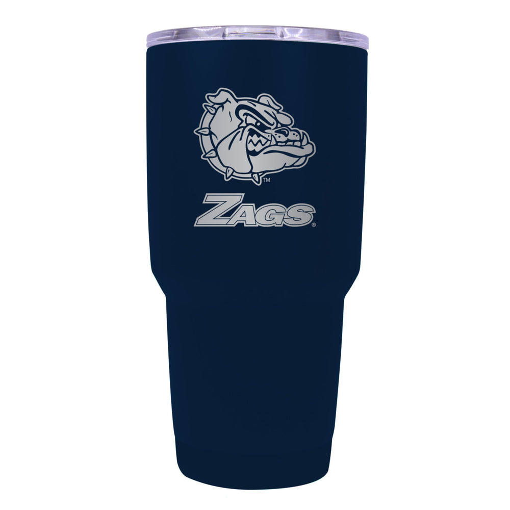Gonzaga Bulldogs 24 oz Insulated Tumbler Etched - Choose Your Color Image 2
