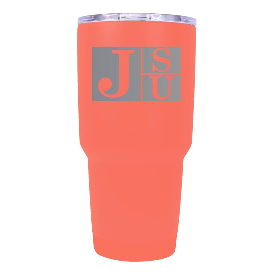 Jackson State University Premium Laser Engraved Tumbler - 24oz Stainless Steel Insulated Mug Choose Your Color. Image 1