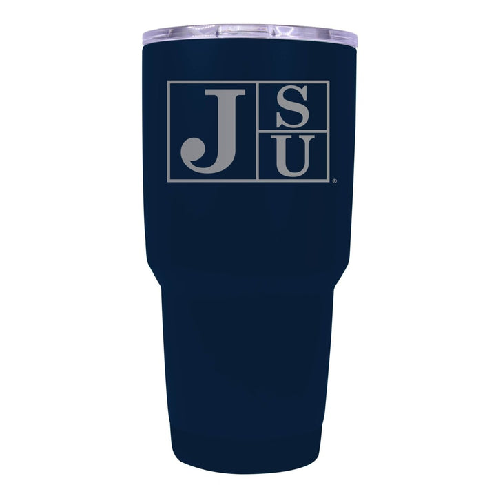 Jackson State University Premium Laser Engraved Tumbler - 24oz Stainless Steel Insulated Mug Choose Your Color. Image 2