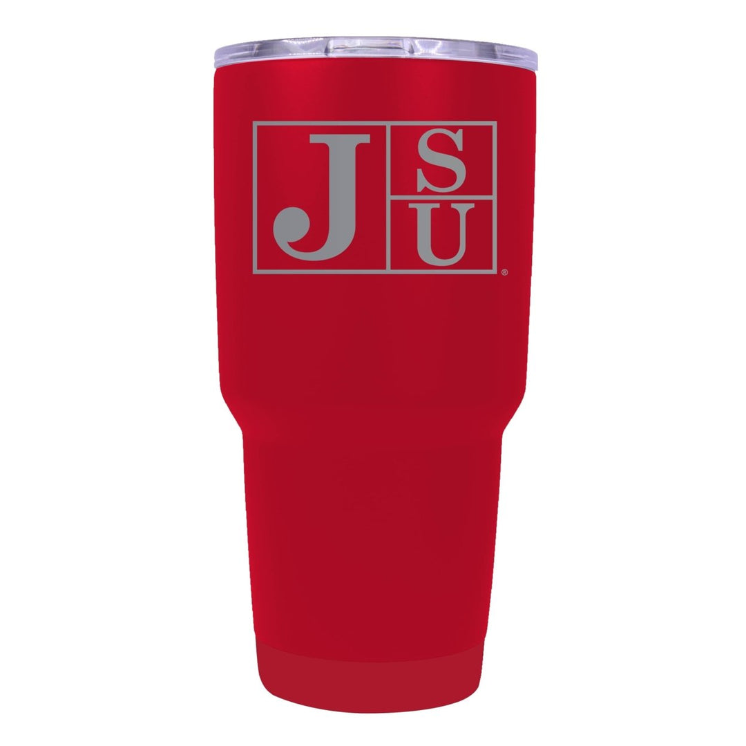 Jackson State University Premium Laser Engraved Tumbler - 24oz Stainless Steel Insulated Mug Choose Your Color. Image 3