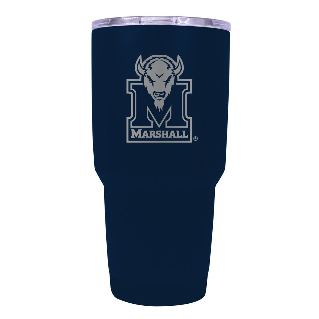 Marshall Thundering Herd 24 oz Insulated Tumbler Etched - Choose Your Color Image 2