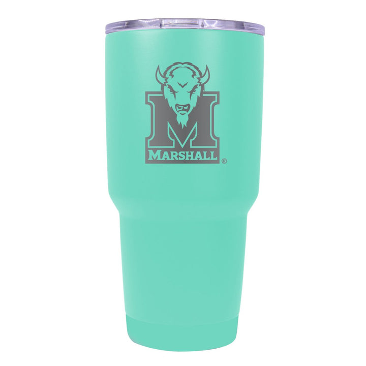 Marshall Thundering Herd 24 oz Insulated Tumbler Etched - Choose Your Color Image 4