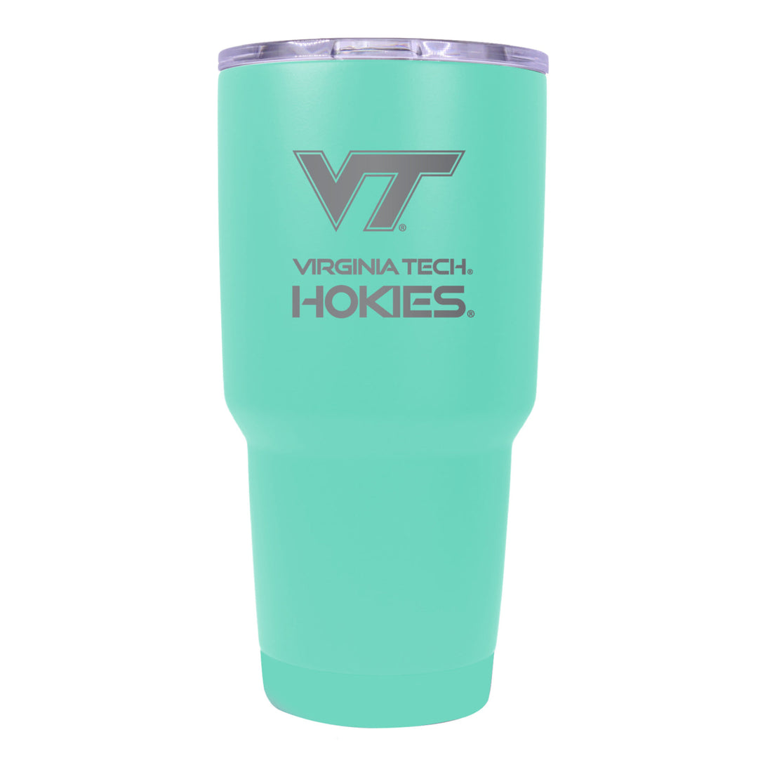 Virginia Tech Hokies 24 oz Insulated Tumbler Etched - Choose Your Color Image 3