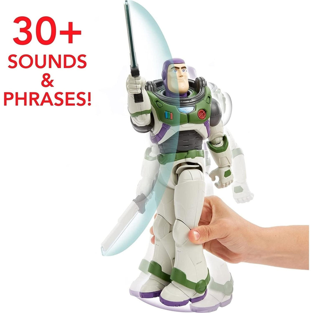 Buzz Lightyear with Laser Blade 12" Lights Sounds Toy Story Disney Pixar Mattel Image 4