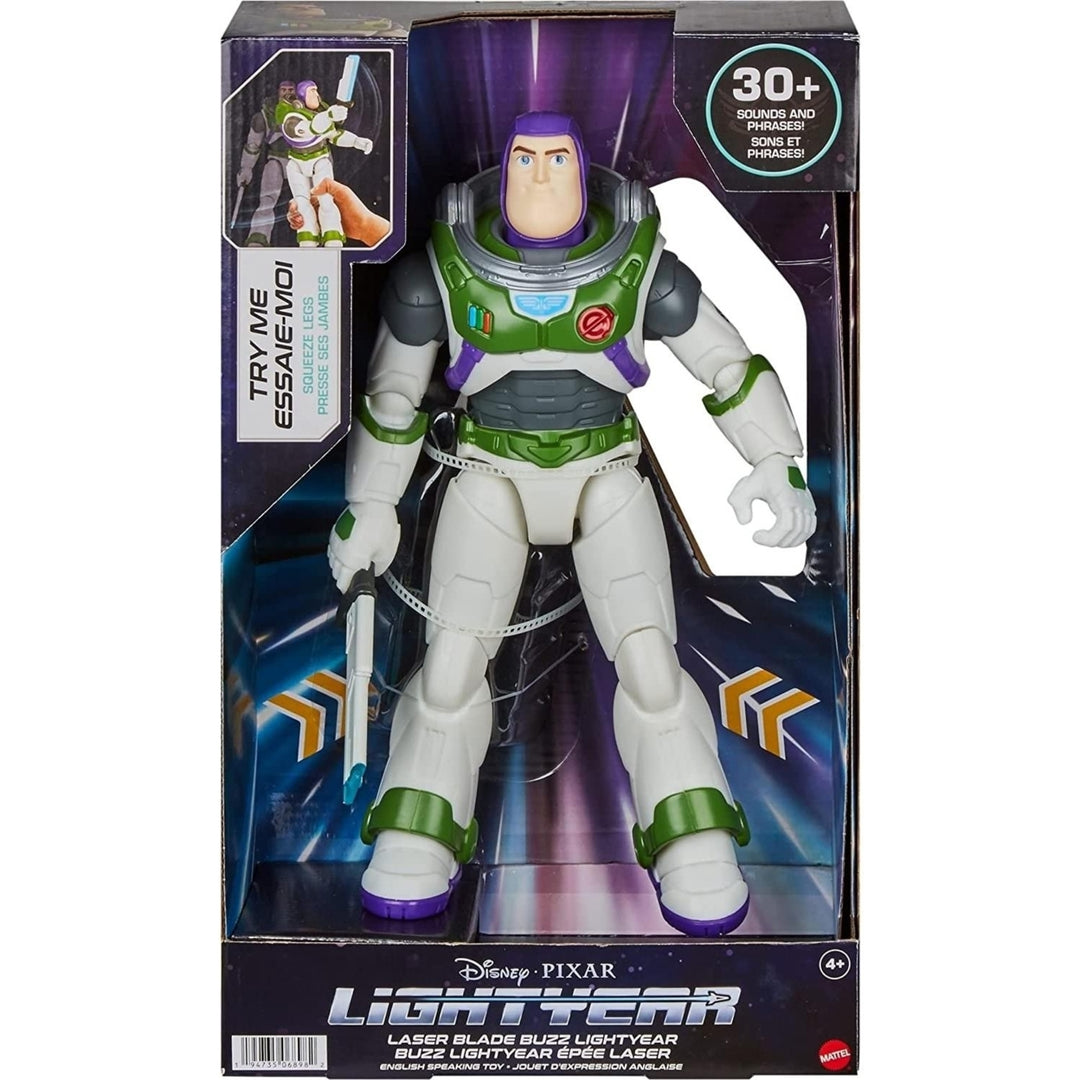 Buzz Lightyear with Laser Blade 12" Lights Sounds Toy Story Disney Pixar Mattel Image 6