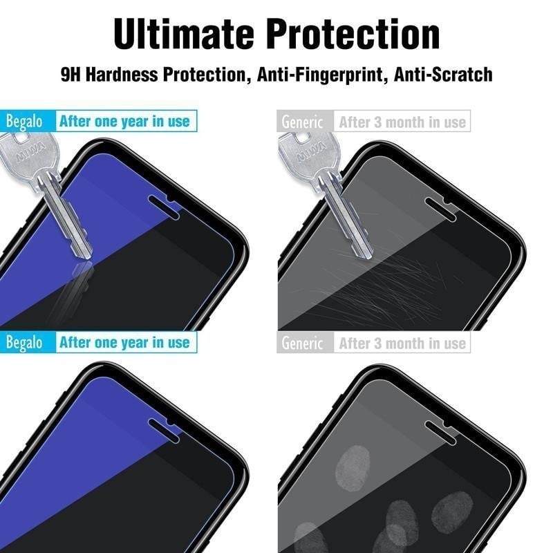 For Apple IPhone XS / Apple IPhone X Anti-Blue Light Screen Protector Eye Protection Tempered Glass Full Coverage Image 3