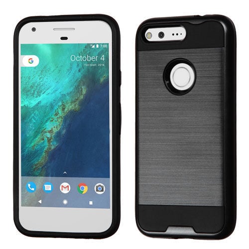 Google Pixel Rugged Belt Case Shockproof Heavy Duty Holster with Kickstand Black Image 4