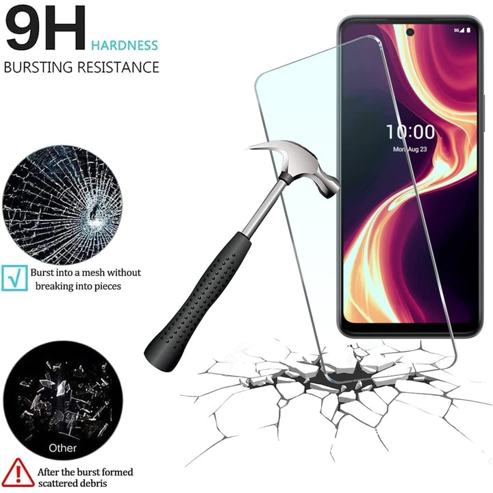 Boost Mobile Celero 5G Plus Tempered Glass Screen Protector 9H Ultra Clear Image 3