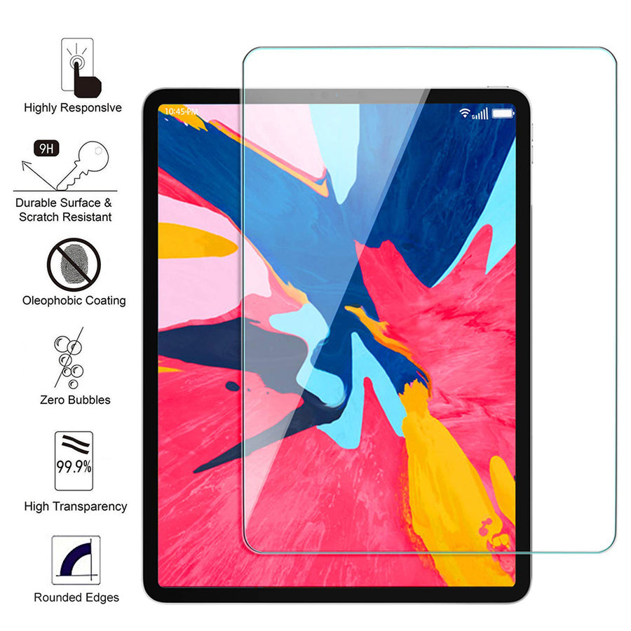 For Apple IPad Pro 11 2018 3D-Touch Layer 2.5D Round Edge 9H Ultra-Clear Tempered Glass Screen Protector Image 1