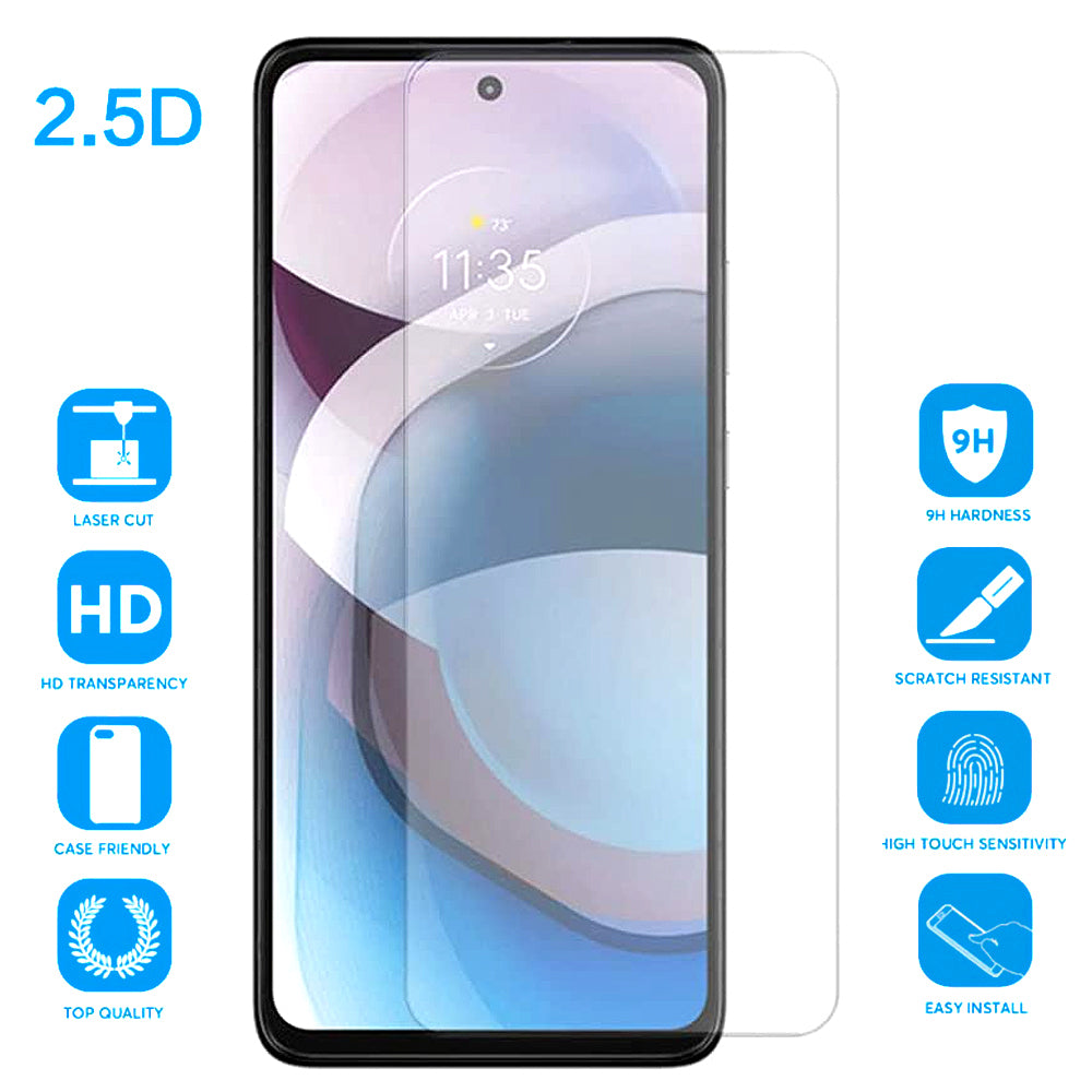 Motorola Moto One 5G Ace 2021 Tempered Glass Screen Protector 9H Ultra Clear Image 2