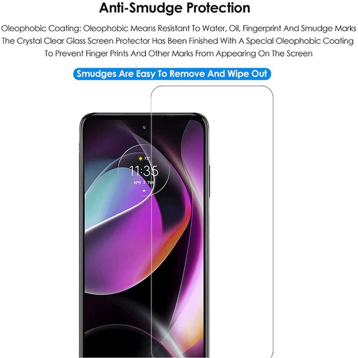Motorola Moto G 5G 2022 Tempered Glass Screen Protector 9H Ultra Clear 2.5D Edge Image 4