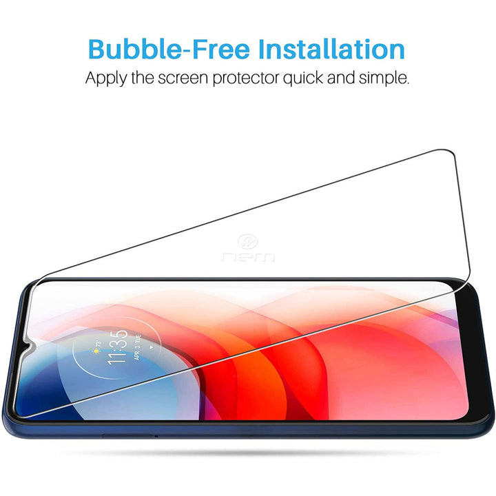 Motorola Moto G Play 2021 Tempered Glass Screen Protector 9H Ultra-Clear 3D-Touch Image 4