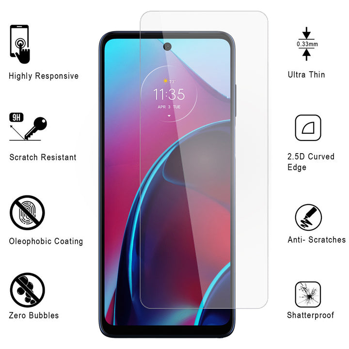 Motorola Moto G Stylus 2022 9H Ultra Clear Tempered Glass Screen Protector Image 2
