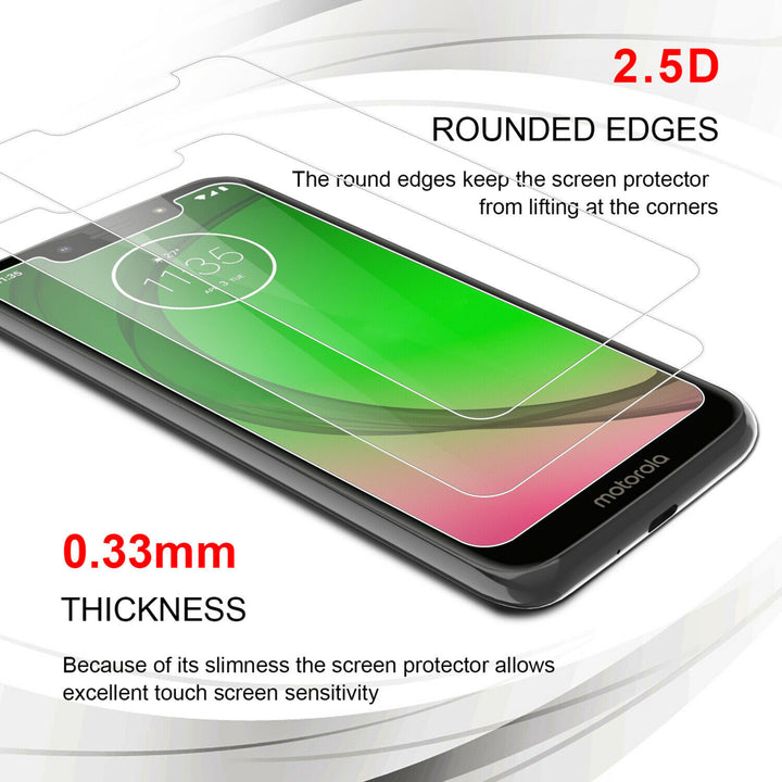 For Motorola Moto G7 Play / XT1952 3D-Touch Layer 2.5D Round Edge 9H Ultra-Clear Tempered Glass Screen Protector Image 3