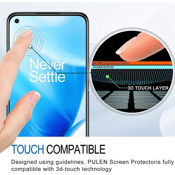 OnePlus Nord N200 Tempered Glass Screen Protector 2.5D Round Edge 9H Ultra Clear Image 4