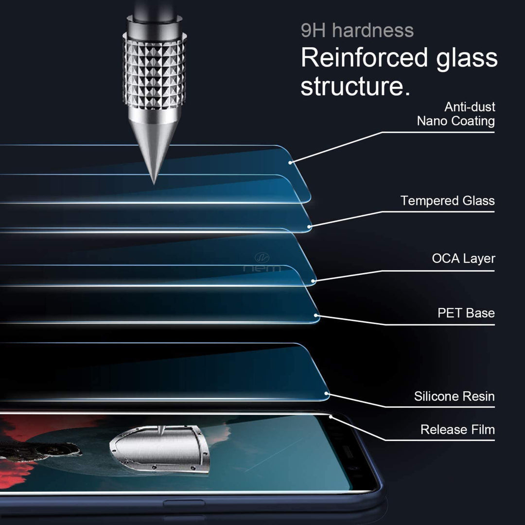 OnePlus 9 Tempered Glass Screen Protector 9H Ultra-Clear 2.5D Rounded Edge Image 3