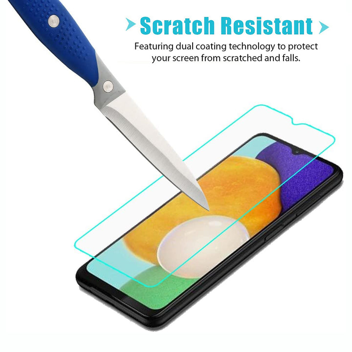 For Samsung Galaxy A03 Core 4G 2021 / SM-A032 3D-Touch Layer 2.5D Round Edge 9H Ultra-Clear Tempered Glass Screen Image 3