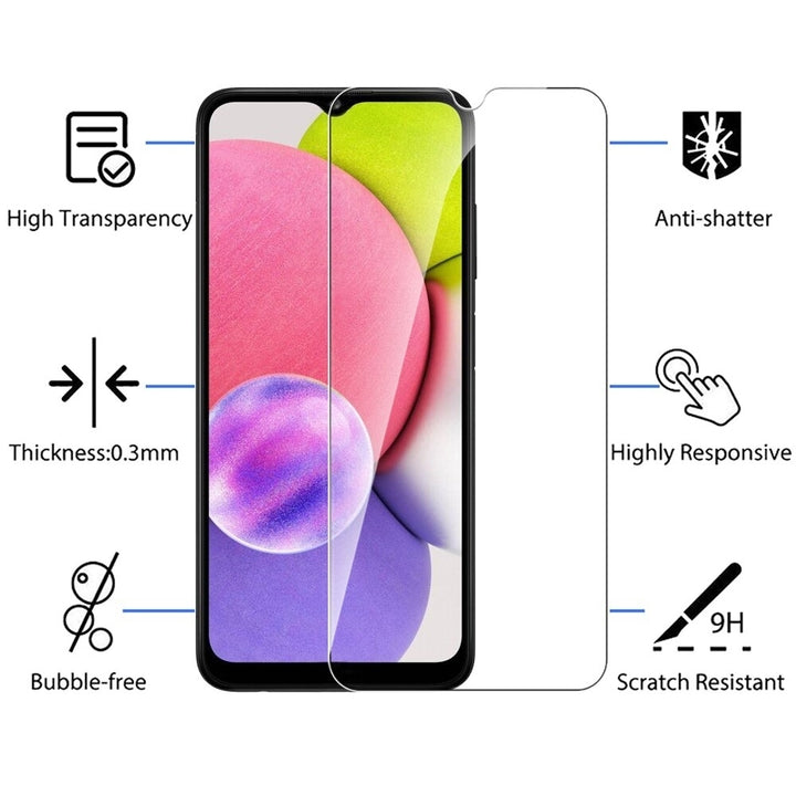 For Samsung Galaxy A03S / A02S / A42 5G / A32 4G / A32 5G / A12 G5 / A02 Tempered Glass Screen Protector Clear Image 3