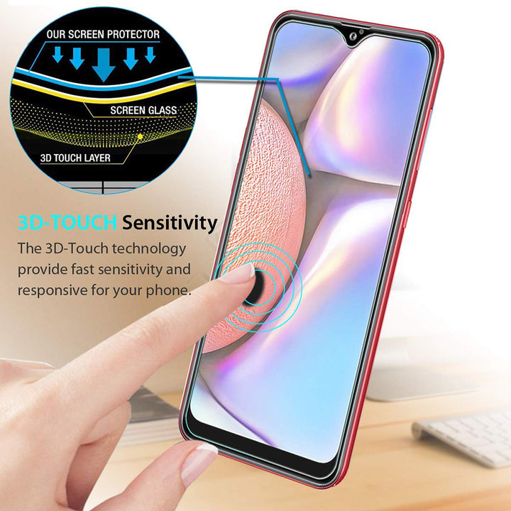 Samsung Galaxy A10S Tempered Glass Screen Protector 9H Ultra-Clear 2.5D Edge Image 3