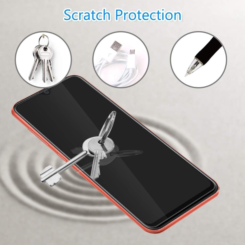 Samsung Galaxy A20 3D Touch 2.5D Round Edge 9H Ultra Clear Tempered Glass Screen Protector Image 4